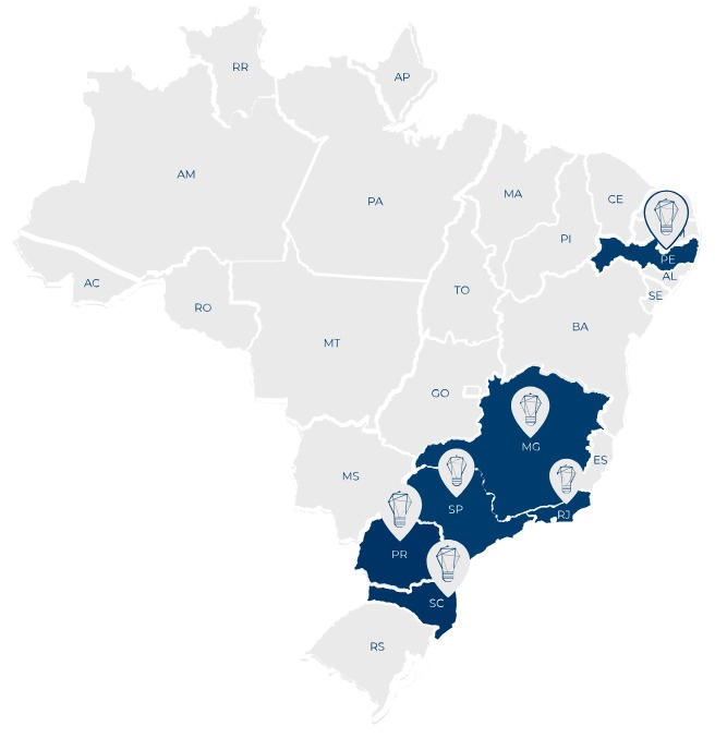 A OTMIZ atende em todo o território nacional.